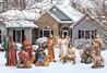12 Figure Real Life Outdoor Nativity Set for Yard Decor