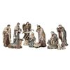 7 Piece Large Matte White Nativity Set