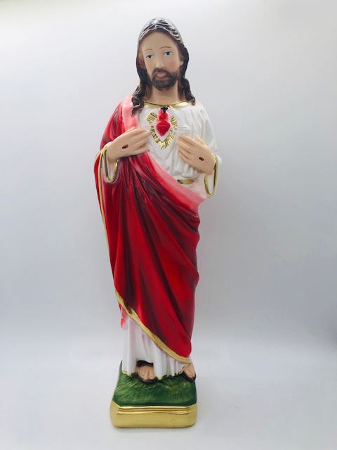 12" Sacred Heart of Jesus Statue from Italy