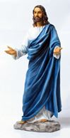 Welcoming Christ 12" Statue, Full Color 