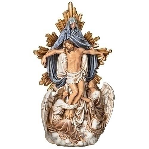 13.25" Angels with Christ Figurine