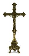Brass 13" Standing Crucifix from Italy
