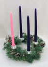 12" Winter Frost Advent Wreath