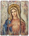 Immaculate Heart of Mary 15" Decorative Panel