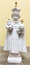 15" Infant of Prague Alabaster Statue from Italy