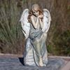 16.25" Angel Statue with Bluebird