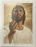 16"x12" Our Father who Art in Heaven, #3 Christ- Print Only