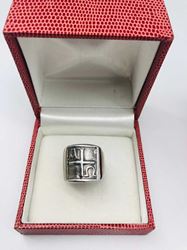1680 Sterling Silver Adjustable Ring Made In Italy