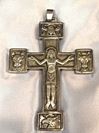 1698D Pectoral Cross Sterling Silver Made In Italy