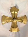 1698Y Pectoral Cross Gold Plate Made In Italy
