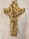 1700N Pectoral Cross Gold Plated - Sterling Silver Made In Italy