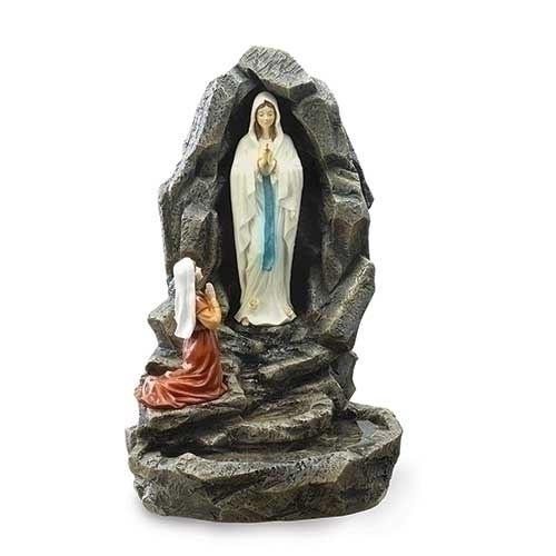 18.75" Our Lady of Lourdes Fountain, for Indoor Use
