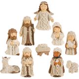 2.5" NATIVITY Set of 10 Made of Resin