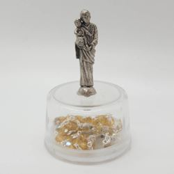 2.5" St. Joseph Statue on Rosary Case