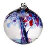 2" Blown Glass Faith Ornament