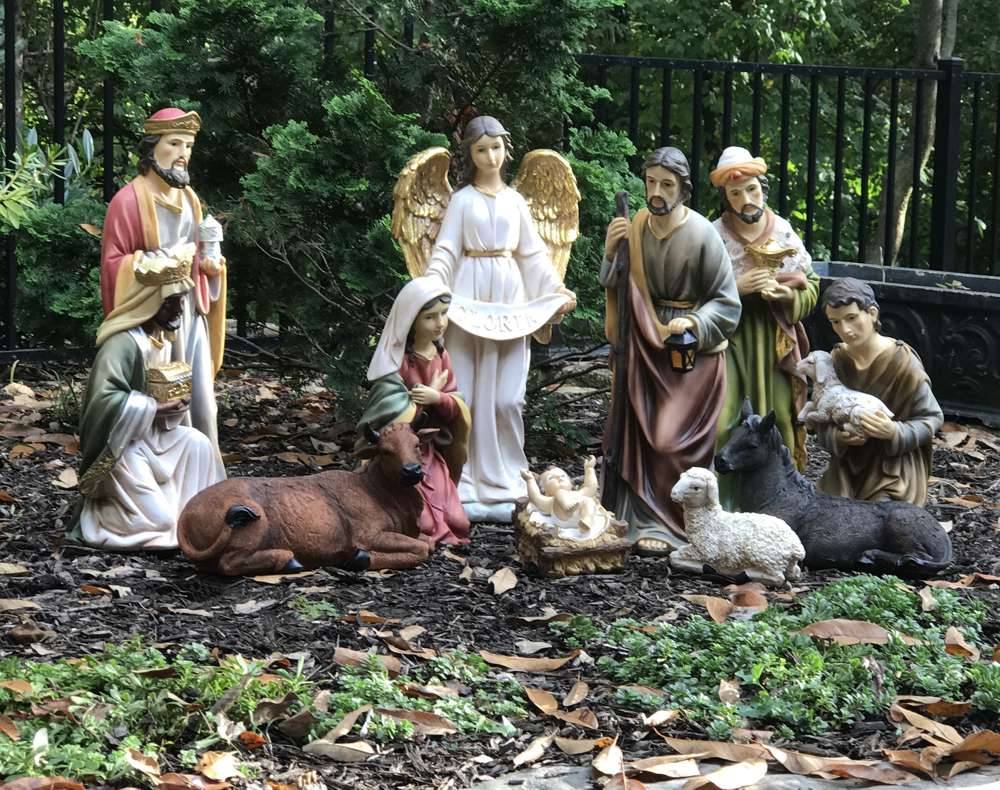 Holy Family Nativity Large Oversized Mailbox Cover Christmas Religious Manger Studio-M