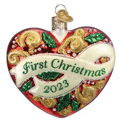 2023 First Christmas Heart Ornament