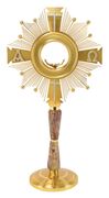 24kt Gold Plate and Alabaster Stone Monstrance