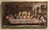 Last Supper 21" Wood Wall Plaque with Gold Leafing