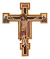 Italian Wood Cimabue 24" Wall Crucifix