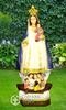 24" Our Lady of Charity Statue, Colored