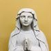 24" Our Lady of Lourdes Marble Resin Statue from Italy - 118230