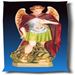 24" St. Michael The Archangel Statue, Colored