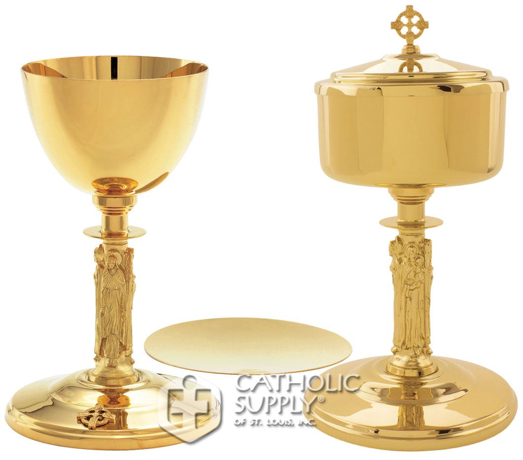 Holy Family Stem Chalice with Paten OR Ciborium