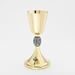 24kt Gold Plated Chalice and Paten - 120320