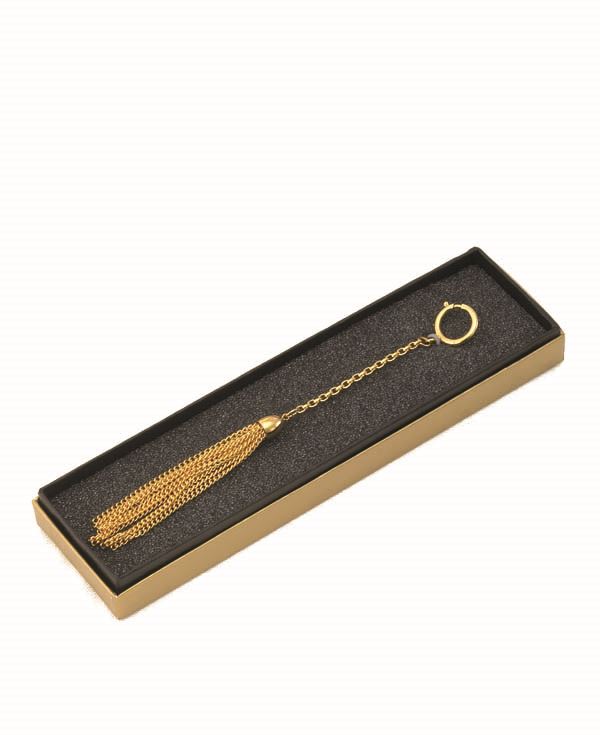 24kt Gold Plated Tabernacle Keychain with Tassel