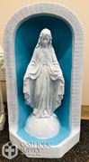 Our Lady of Grace in 25" Grotto Statue, Granite Finish