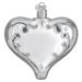 25th Anniversary Heart Glass Ornament - 113316