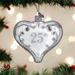 25th Anniversary Heart Ornament 