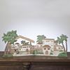 Bethlehem Town Backdrop for 5" Scale Figures, 26" wide 