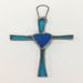 3.25" Stained Glass Wall Cross from Mexico