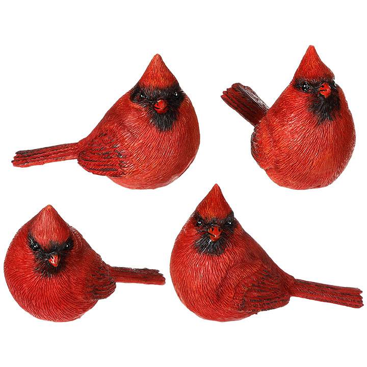 tiny cardinal figurines