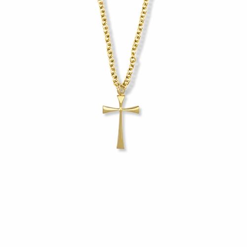 3/4 Inch 14K Gold Filled Maltese Cross Necklace