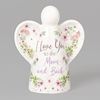 I Love You To the Moon and Back Musical Angel, 3.75" Porcelain