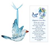 3" Acrylic Bluebird Ornament with Story Card