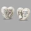 Assorted 3" Angel Heart Stone Desk Plaques, Sold Each