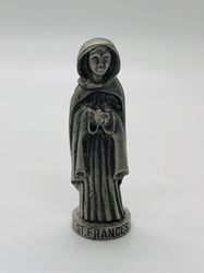 St. Frances 2.25" Pewter Statue *WHILE SUPPLIES LAST* 