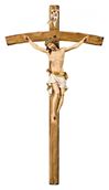 Pisa Bent 31" Wall Crucifix from Italy