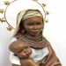 32" Fiberglass African Madonna Statue