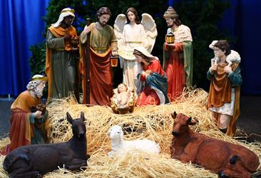 32 Inch Heavens Majesty Large Nativity Scene, 12 Piece Set