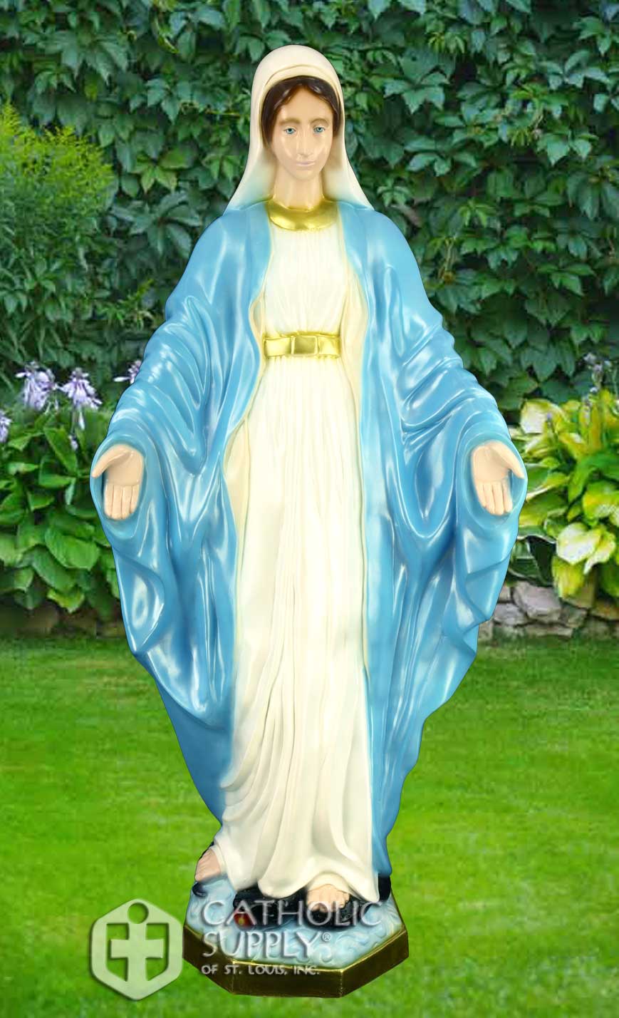 32" Lady of Grace Statue, Colored
