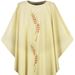 3277 Washable Beige Dupion Chasuble with Wheat Embroidery