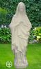 36" Immaculate Heart of Mary Statue, White