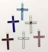 Stained Glass 4.5" Wall Cross from Mexico