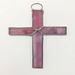 4.5" Stained Glass Wall Cross from Mexico