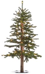 4 Foot Pre Lit Alpine Christmas Tree
